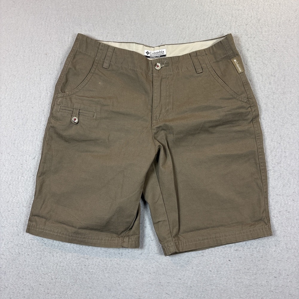 Columbia Sportswear Khaki Cargo Shorts, Hiking Camping, Size 6